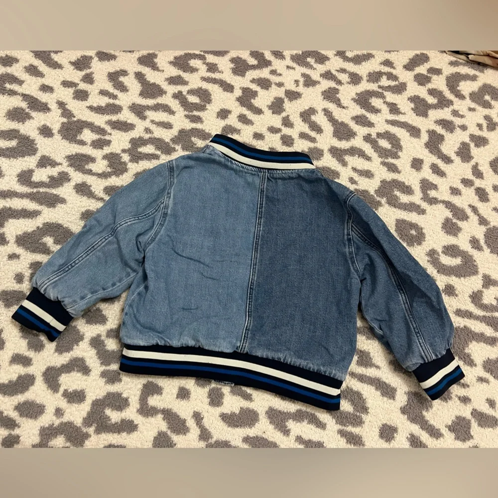 ZARA BOYS TWO TONE DENIM JACKET AND OMBRÉ PANT BUNDLE